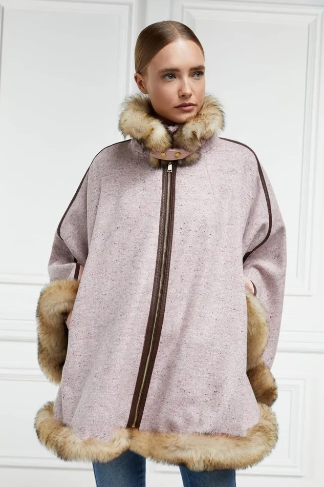 Women In Stock Tailoring Holland Cooper Gold Label Chiltern Cape Anniversary Pink