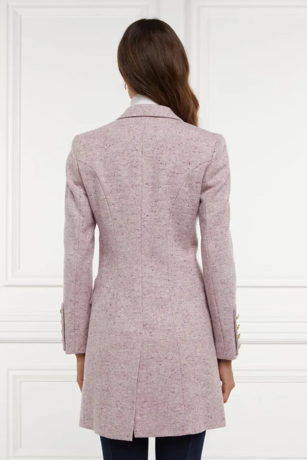 Women In Stock Tailoring Holland Cooper Kempton Coat Anniversary Pink