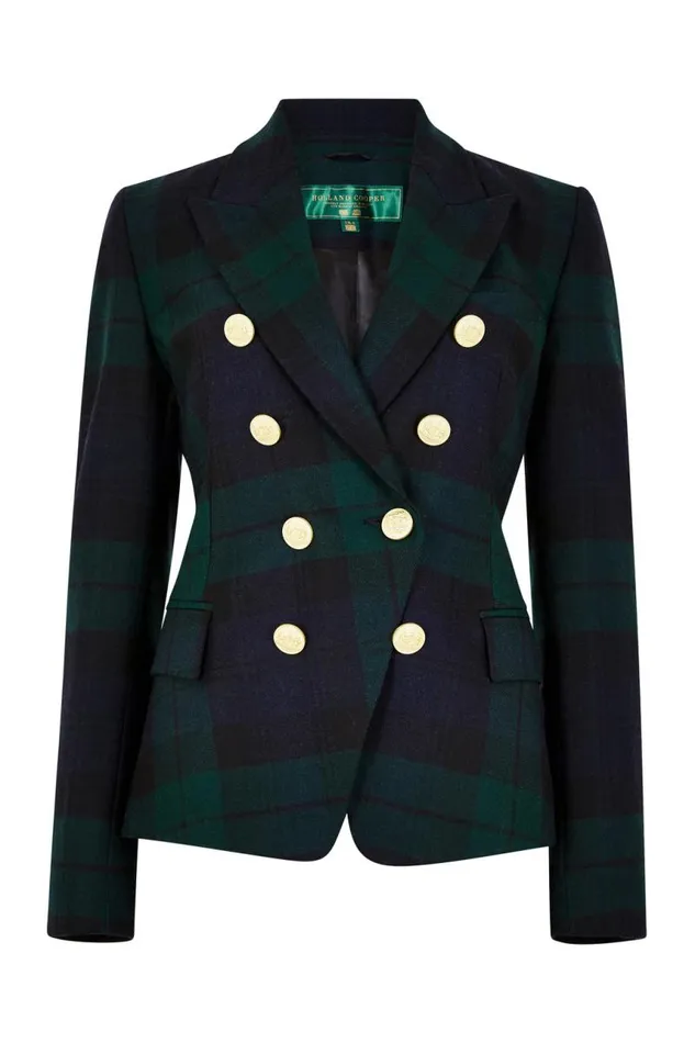 Women In Stock Tailoring Holland Cooper Knightsbridge Blazer Blackwatch