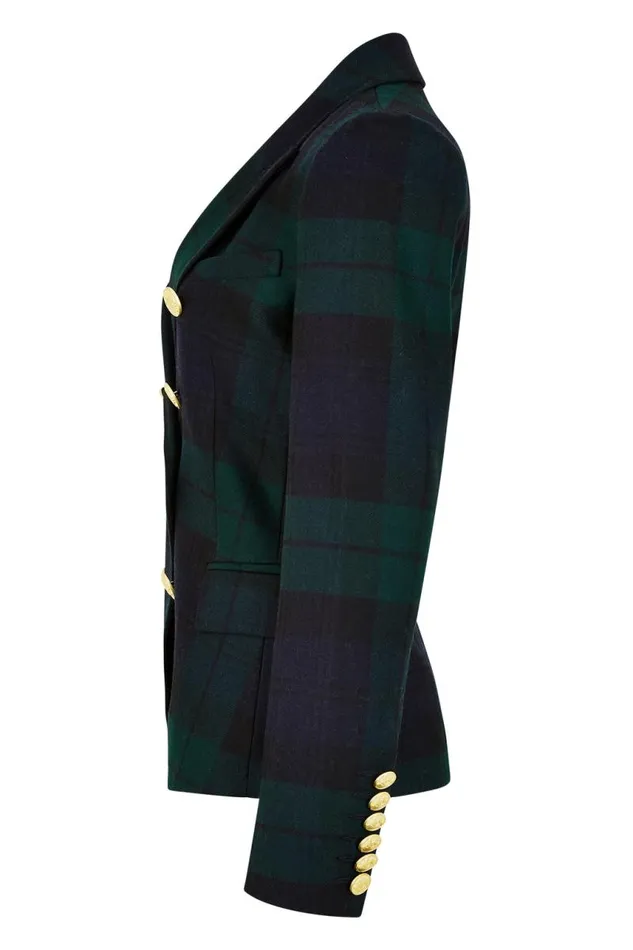 Women In Stock Tailoring Holland Cooper Knightsbridge Blazer Blackwatch