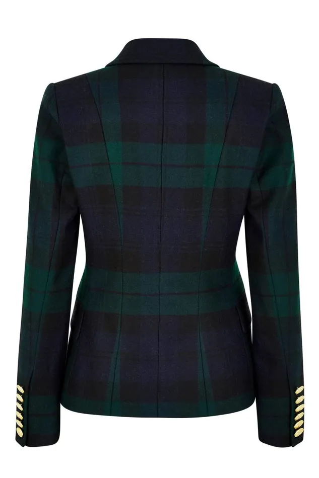 Women In Stock Tailoring Holland Cooper Knightsbridge Blazer Blackwatch