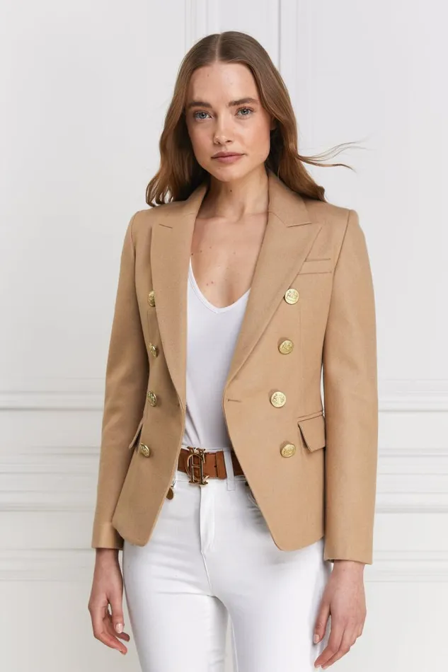 Women In Stock Tailoring Holland Cooper Knightsbridge Blazer Camel
