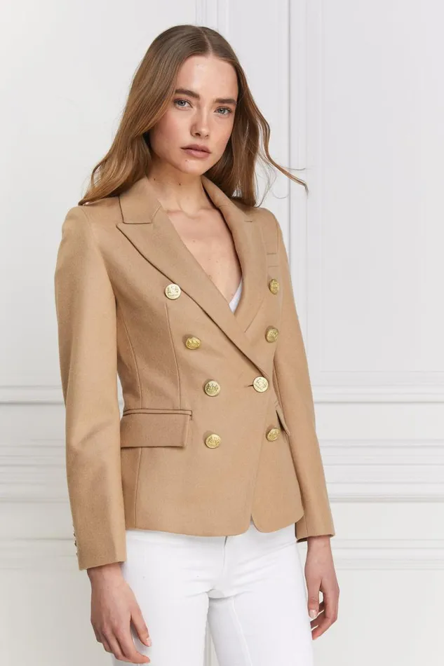 Women In Stock Tailoring Holland Cooper Knightsbridge Blazer Camel Women In Stock Tailoring Holland Cooper Knightsbridge Blazer Camel