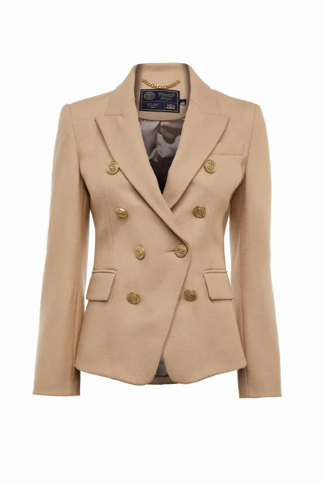 Women In Stock Tailoring Holland Cooper Knightsbridge Blazer Camel Women In Stock Tailoring Holland Cooper Knightsbridge Blazer Camel