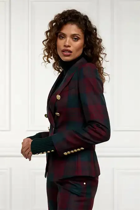 Women In Stock Tailoring Holland Cooper Knightsbridge Blazer Mulberry Tartan Women In Stock Tailoring Holland Cooper Knightsbridge Blazer Mulberry Tartan
