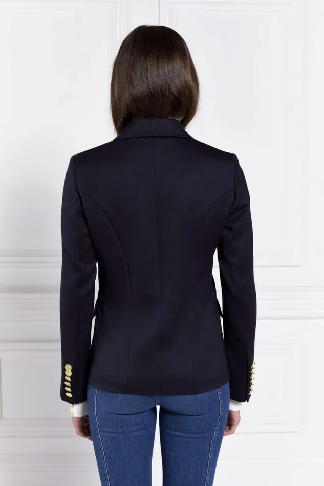 Women In Stock Tailoring Holland Cooper Knightsbridge Blazer Navy Barathea
