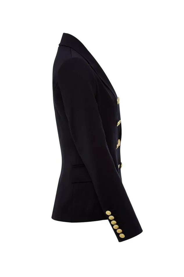 Women In Stock Tailoring Holland Cooper Knightsbridge Blazer Navy Barathea