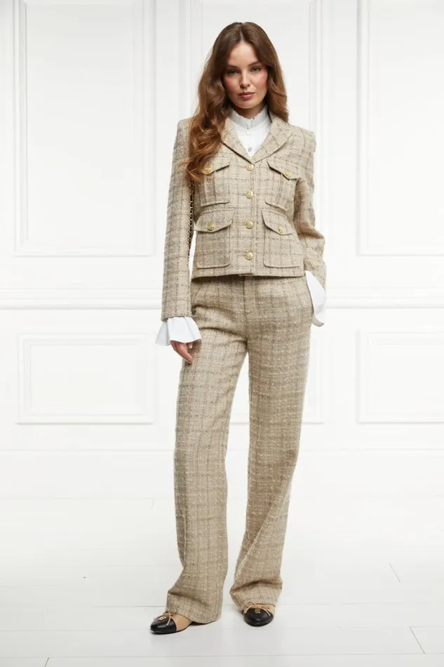 Women In Stock Tailoring Holland Cooper Richmond Jacket Camel Sparkle Tweed Women In Stock Tailoring Holland Cooper Richmond Jacket Camel Sparkle Tweed