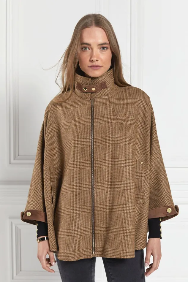 Women In Stock Tailoring Holland Cooper The Classic Cape Tawny