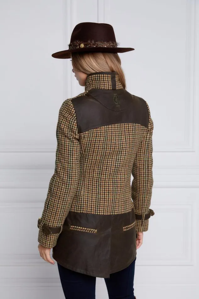 Women Jackets Holland Cooper Balmoral Field Jacket Hailes Green Tweed