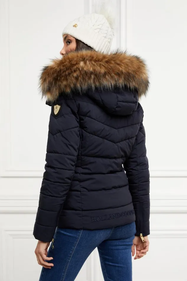 Women Jackets Holland Cooper Whistler Puffer Jacket Ink Navy