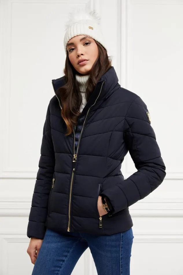 Women Jackets Holland Cooper Whistler Puffer Jacket Ink Navy
