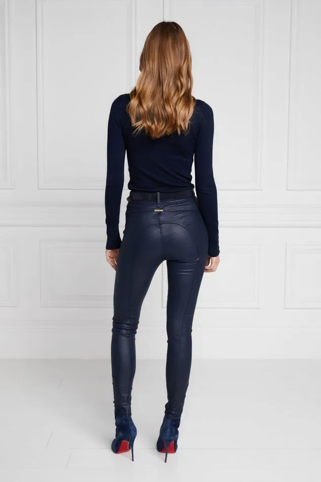 Women Jeans Holland Cooper Coated Jodhpur Jean Navy Women Jeans Holland Cooper Coated Jodhpur Jean Navy