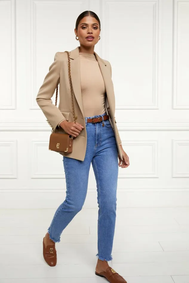Women Jeans Holland Cooper High Rise Slim Jean True Indigo Women Jeans Holland Cooper High Rise Slim Jean True Indigo