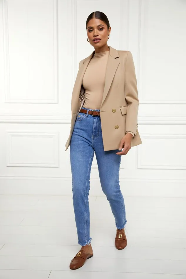Women Jeans Holland Cooper High Rise Slim Jean True Indigo Women Jeans Holland Cooper High Rise Slim Jean True Indigo