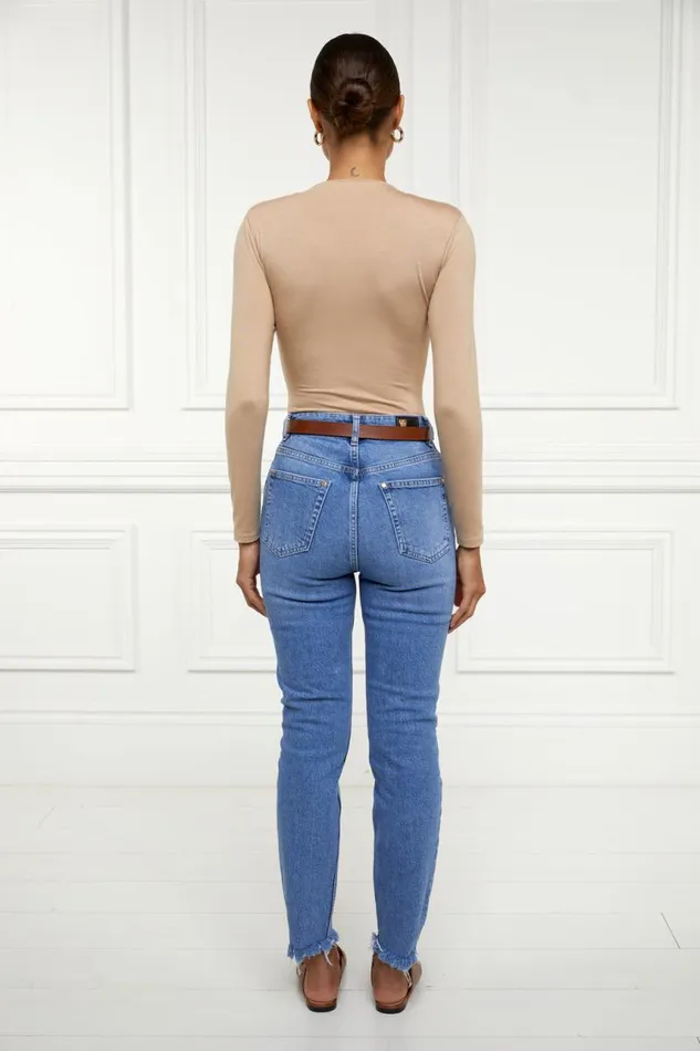 Women Jeans Holland Cooper High Rise Slim Jean True Indigo Women Jeans Holland Cooper High Rise Slim Jean True Indigo