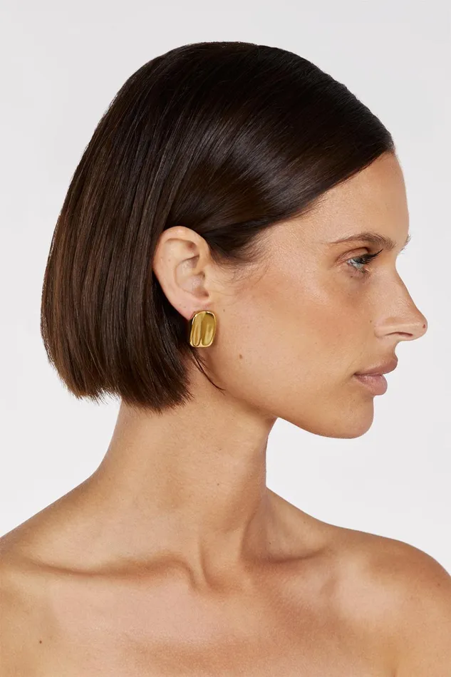 Women Jewellery DISSH LUV AJ THE MELROSE EARRING GOLD