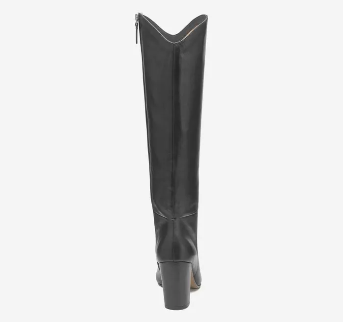 Women Johnston and Murphy Boots and Booties Charlotte KneeHigh Boot Black Italian Nappa Women Johnston and Murphy Boots and Booties Charlotte KneeHigh Boot Black Italian Nappa