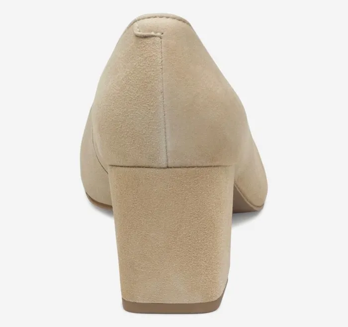 Women Johnston and Murphy Heels and Platform Wedges Vicki Pump Sand Kid Suede Women Johnston and Murphy Heels and Platform Wedges Vicki Pump Sand Kid Suede