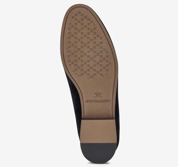Women Johnston and Murphy Mules and Loafers Ali Bit Loafer Black Velvet Women Johnston and Murphy Mules and Loafers Ali Bit Loafer Black Velvet