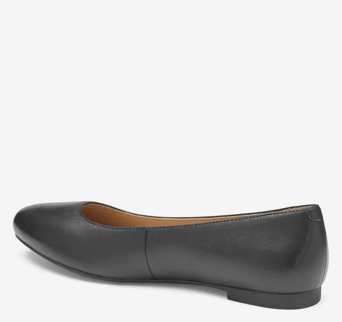 Women Johnston and Murphy Mules and Loafers Delanie Ballet Black Glove Leather Women Johnston and Murphy Mules and Loafers Delanie Ballet Black Glove Leather