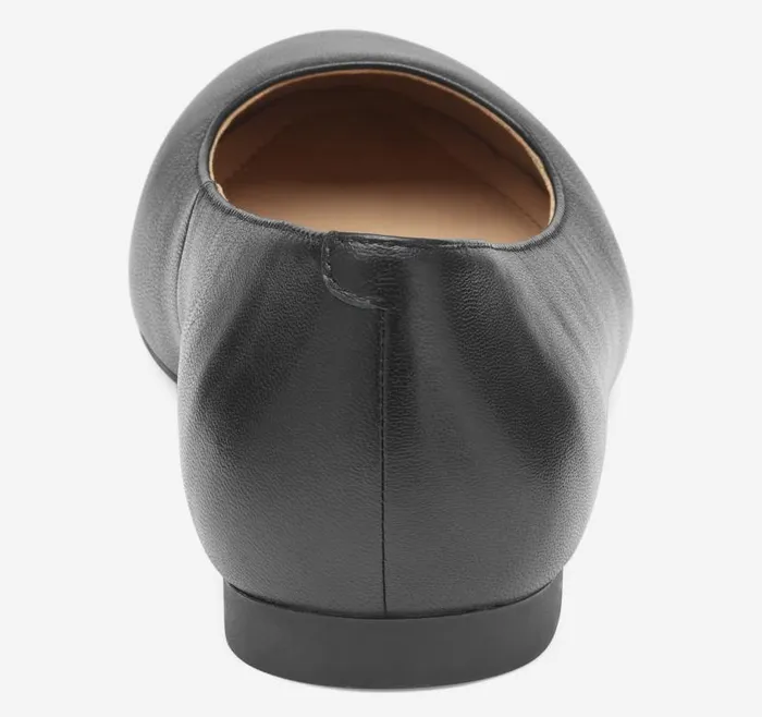 Women Johnston and Murphy Mules and Loafers Delanie Ballet Black Glove Leather Women Johnston and Murphy Mules and Loafers Delanie Ballet Black Glove Leather