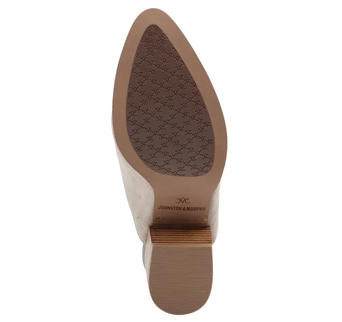 Women Johnston and Murphy Mules and Loafers Trista Mule Taupe Italian Suede Women Johnston and Murphy Mules and Loafers Trista Mule Taupe Italian Suede