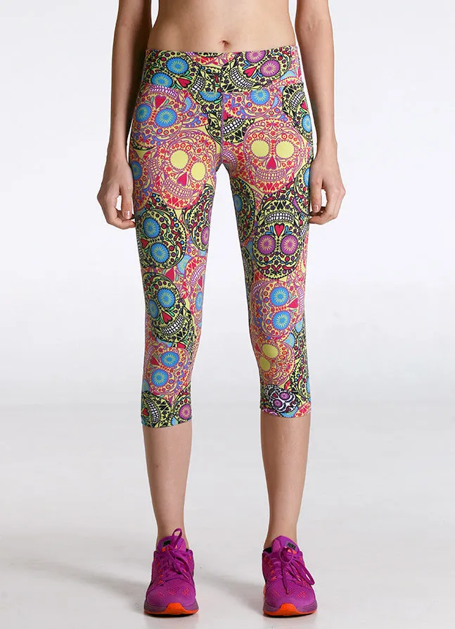Women JoJo Capri 20 Esqueleto Dona Jo Leggings and Capris