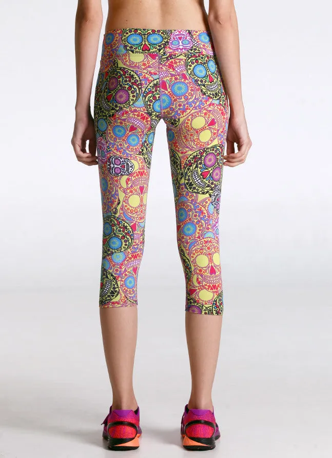 Women JoJo Capri 20 Esqueleto Dona Jo Leggings and Capris