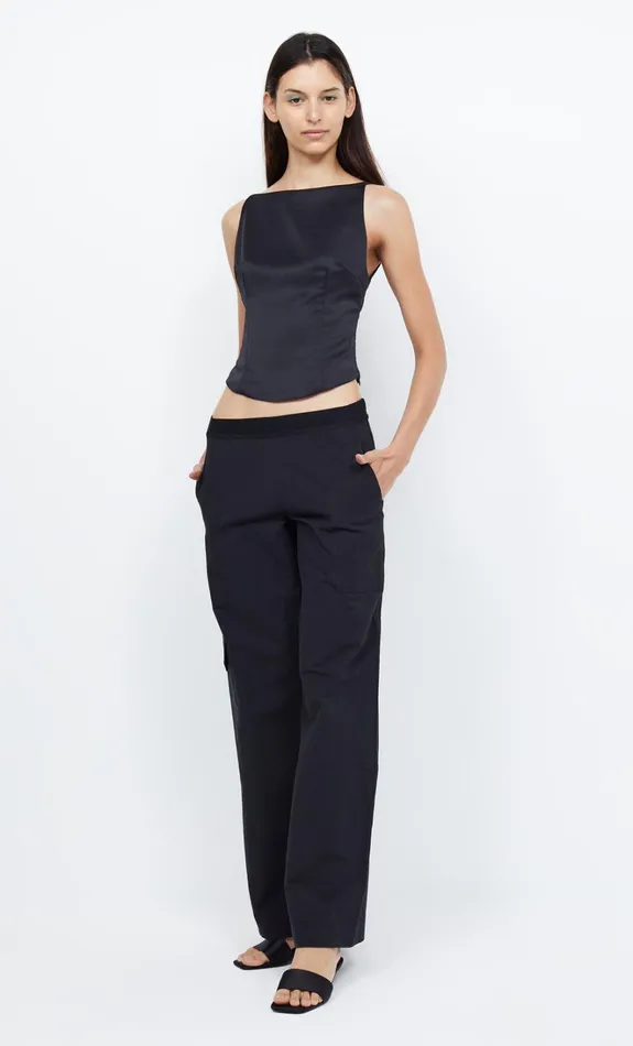 Women JONES BOATNECK TOP 8211 BLACK Bec Bridge Sleeveless