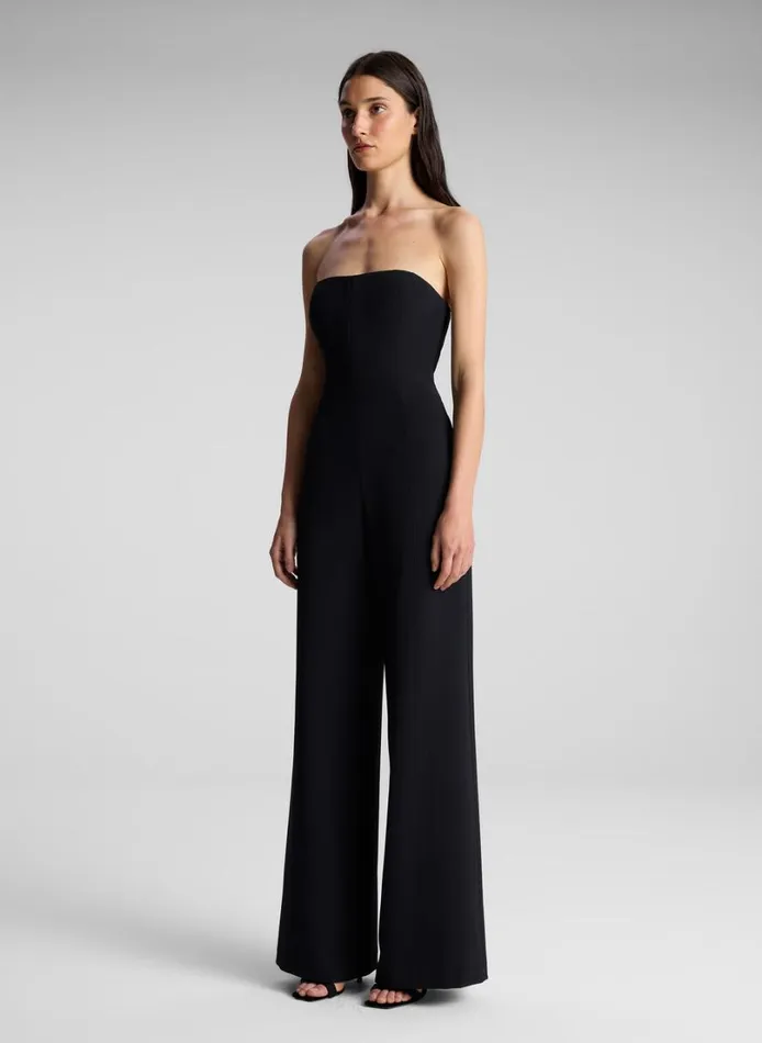 Women Jumpsuits ALC Eden Strapless Jumpsuit Black