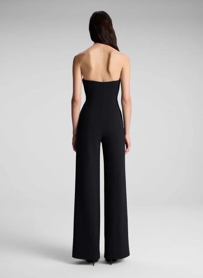 Women Jumpsuits ALC Eden Strapless Jumpsuit Black