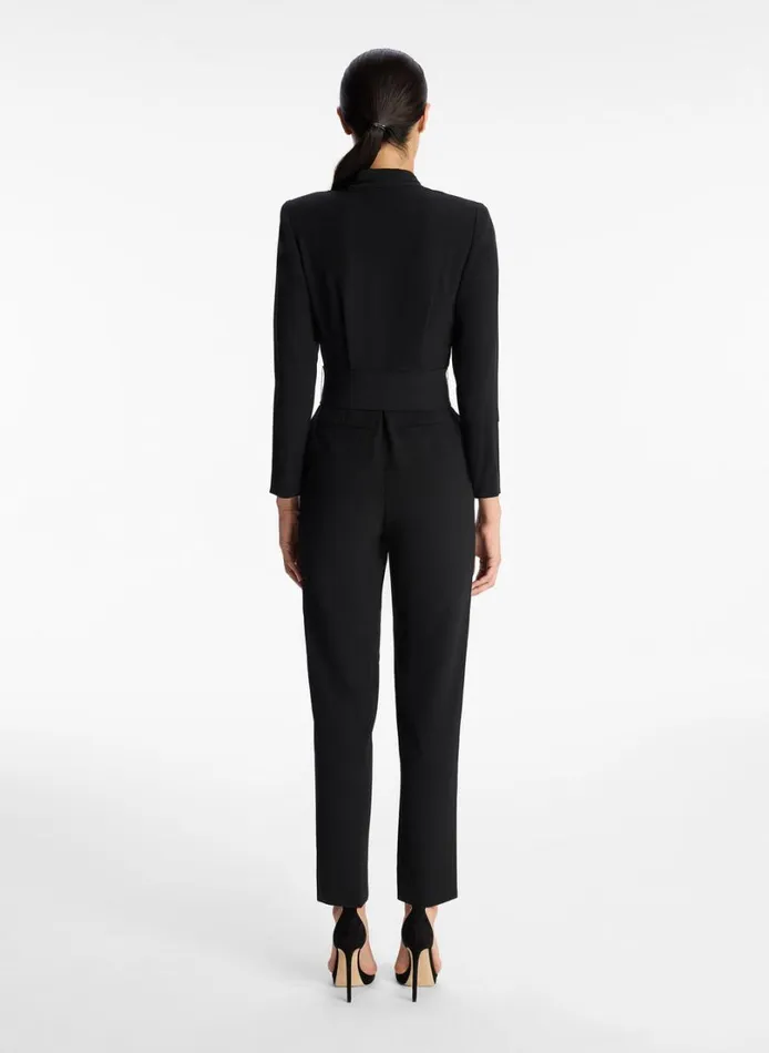 Women Jumpsuits ALC Kieran Crepe Jumpsuit Black
