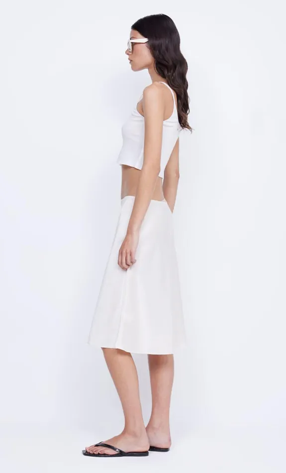 Women KAIA BIAS MIDI SKIRT 8211 IVORY Bec Bridge Skirts