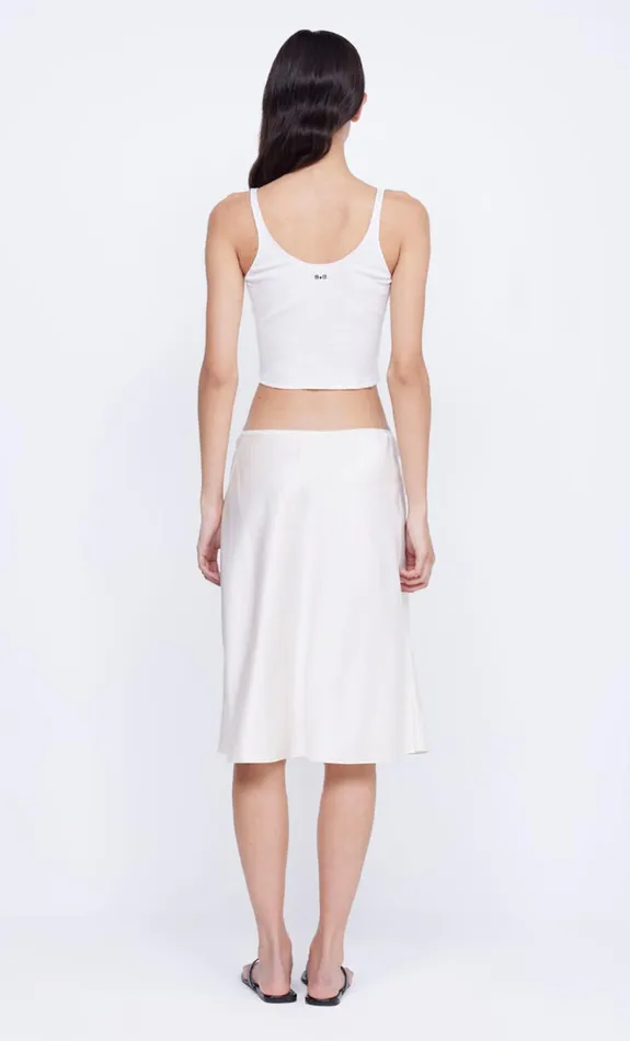 Women KAIA BIAS MIDI SKIRT 8211 IVORY Bec Bridge Skirts