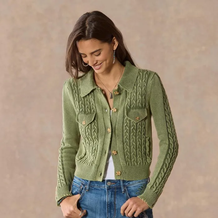 Women Kantuta Sweater Jacket Rosemary Sundance Catalog Sweaters