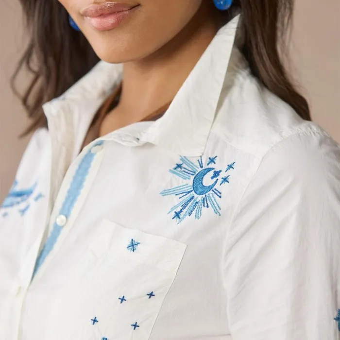 Women Karina Embroidered Shirt Petite White Sundance Catalog Petite Styles Women Karina Embroidered Shirt Petite White Sundance Catalog Petite Styles
