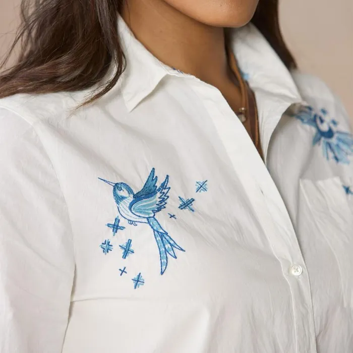 Women Karina Embroidered Shirt Petite White Sundance Catalog Petite Styles Women Karina Embroidered Shirt Petite White Sundance Catalog Petite Styles