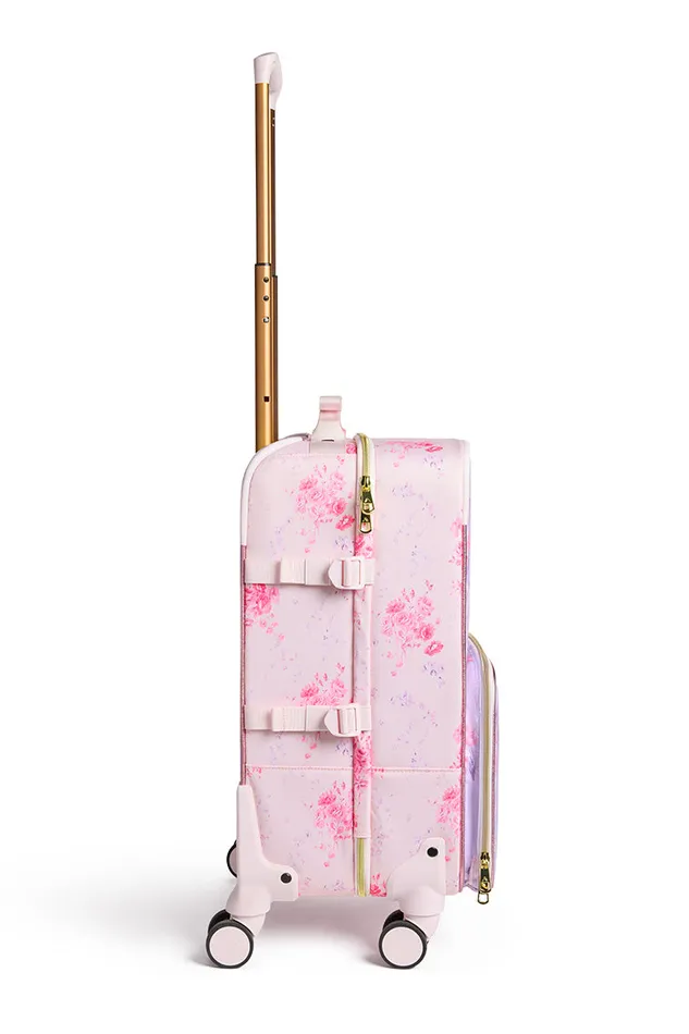 WomenKids LoveShackFancy Bags and Travel State Logan CarryOn Suitcase Happy Thoughts