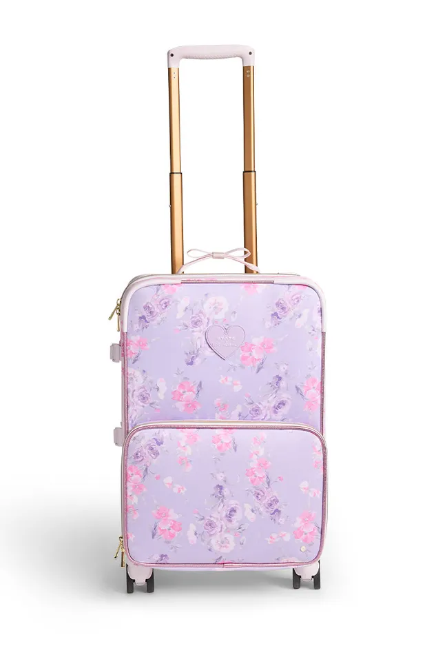 WomenKids LoveShackFancy Bags and Travel State Logan CarryOn Suitcase Happy Thoughts