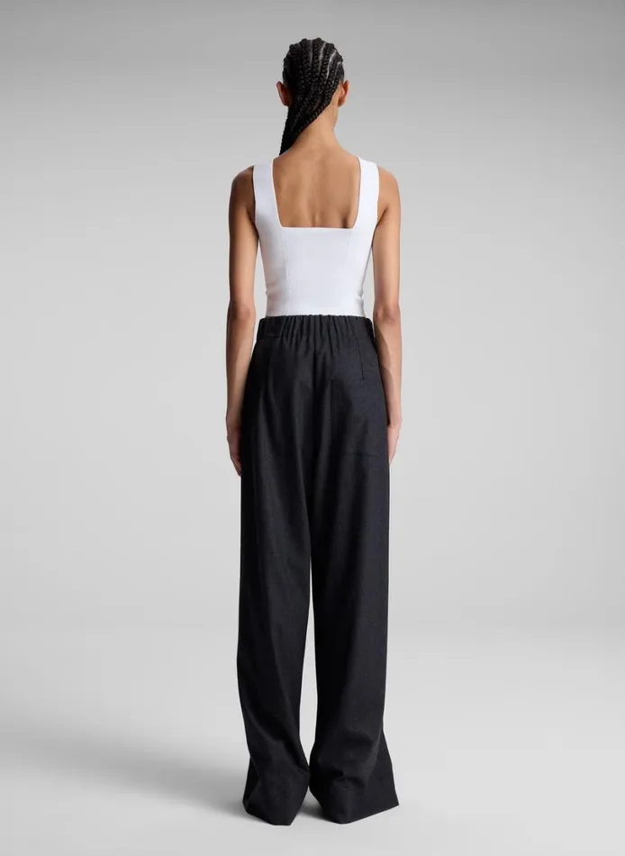 Women Knitwear ALC Jordana Compact Knit Top White