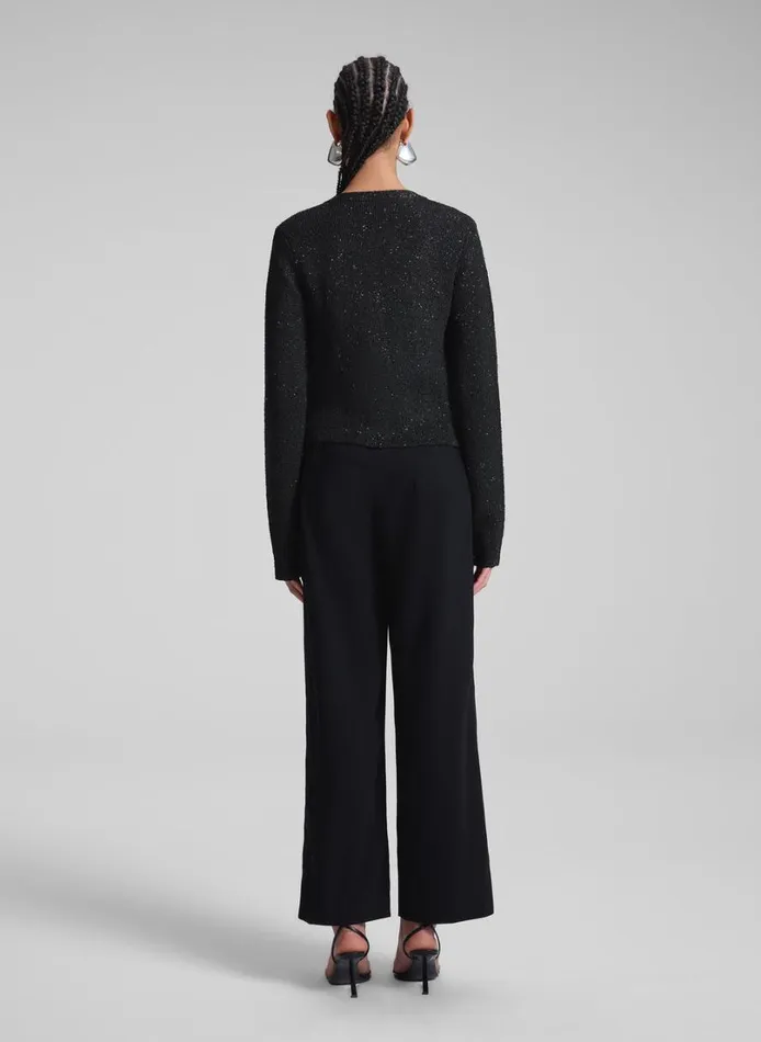 Women Knitwear ALC Meg Sequin Embellished Cardigan Blackblack