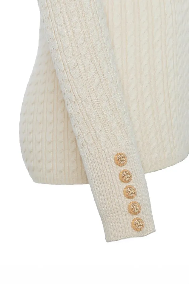 Women Knitwear Holland Cooper Ava Knit Almond Women Knitwear Holland Cooper Ava Knit Almond