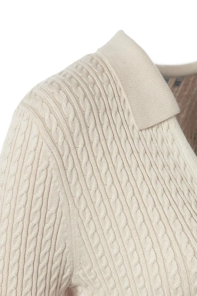 Women Knitwear Holland Cooper Ava Knit Almond Women Knitwear Holland Cooper Ava Knit Almond