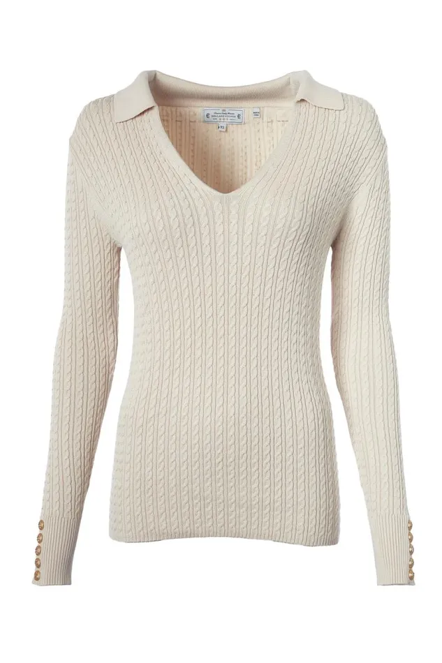 Women Knitwear Holland Cooper Ava Knit Almond Women Knitwear Holland Cooper Ava Knit Almond