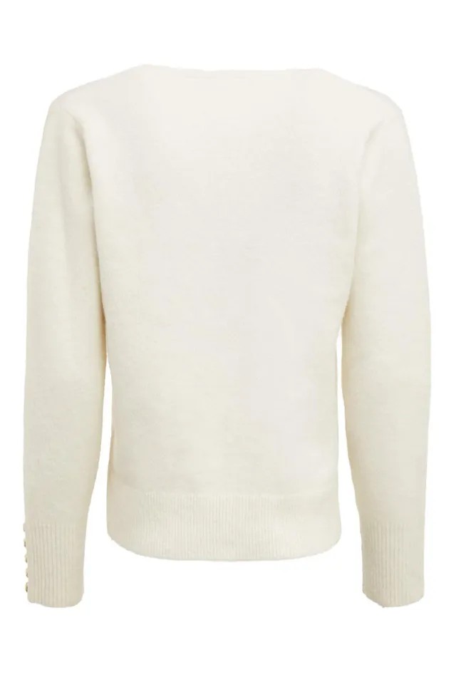 Women Knitwear Holland Cooper Berkeley VNeck Knit Natural Women Knitwear Holland Cooper Berkeley VNeck Knit Natural