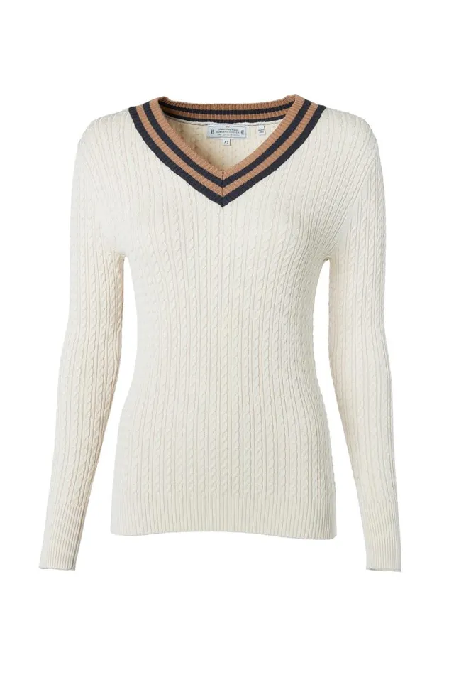 Women Knitwear Holland Cooper Zoe Knit Almond Women Knitwear Holland Cooper Zoe Knit Almond