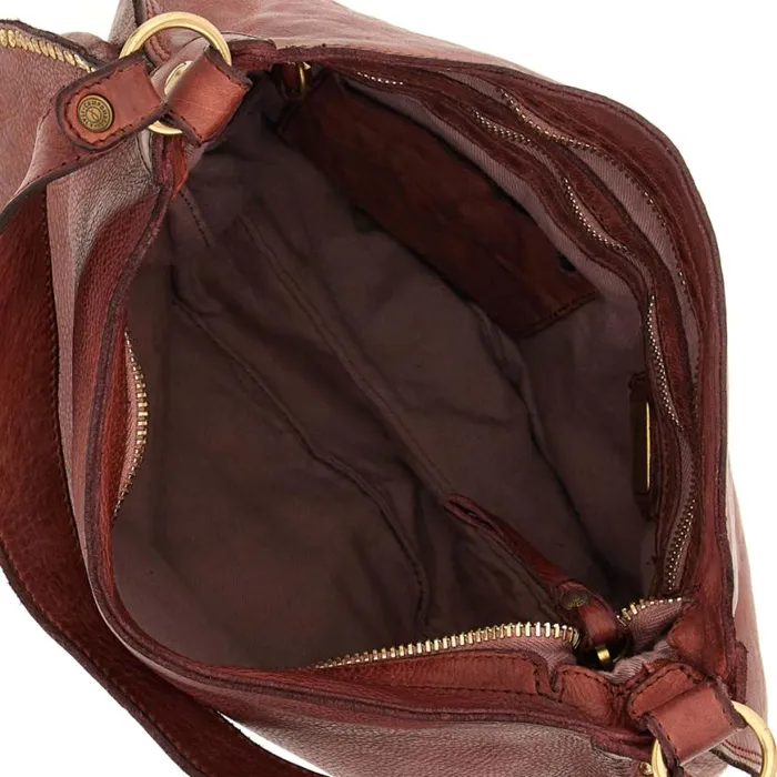 Women Kura Red Campomaggi ShoulderHobo Bag Women Kura Red Campomaggi ShoulderHobo Bag