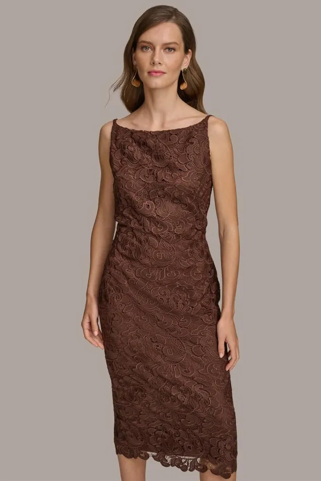 Women LACE SHEATH MIDI DRESS Canyon Donna Karan New York Dresses And Jumpsuits Women LACE SHEATH MIDI DRESS Canyon Donna Karan New York Dresses And Jumpsuits