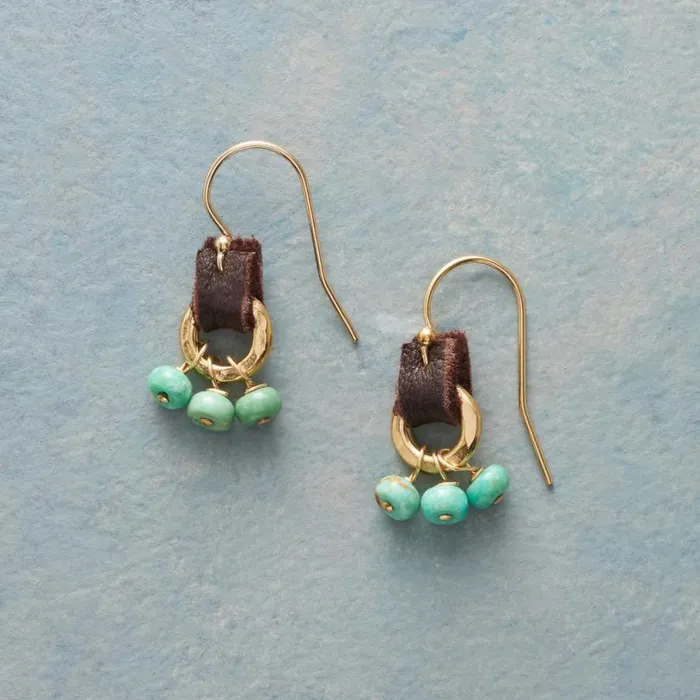 Women Leather Tidbit Earrings Sundance Catalog Earrings
